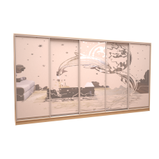 Шафа-купе «ШН-504» Піскострум/Піскострум/Піскострум/Піскострум/Піскострум