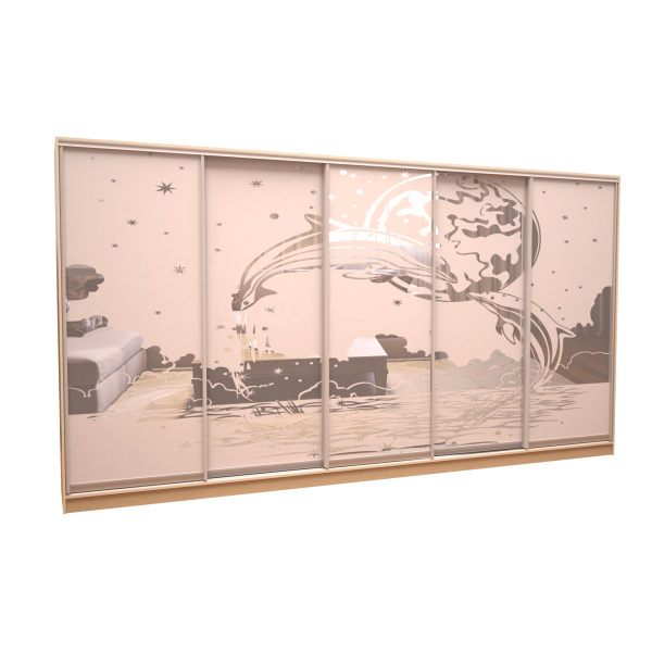 Шафа-купе «ШН-506» Піскострум/Піскострум/Піскострум/Піскострум/Піскострум