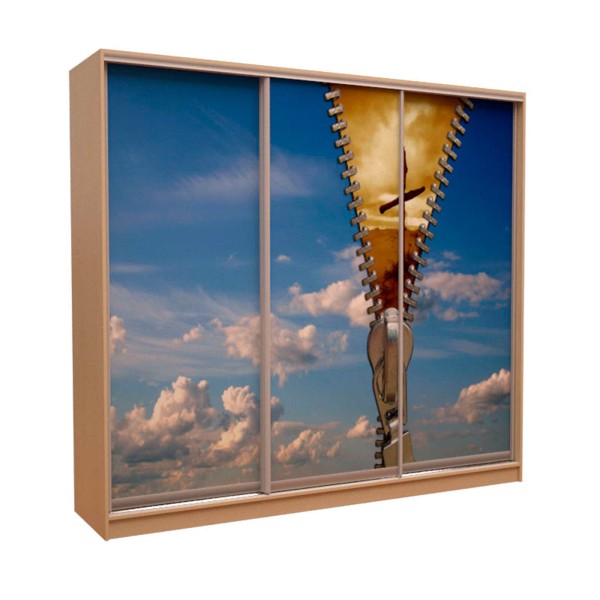 Шафа-купе «ШН-204» Фотодрук/Фотодрук/Фотодрук